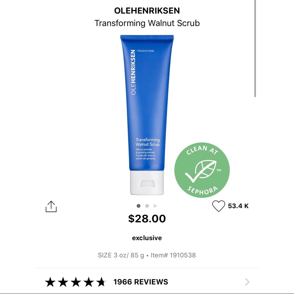 OLEHENRIKSEN Transforming Walnut Scrub